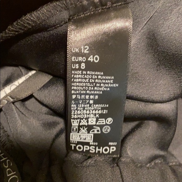 Topshop Tilly Structured Mini Skort Shorts, NWOT - Picture 8 of 10